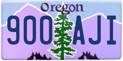 OR license plate 900AJI