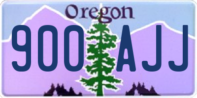 OR license plate 900AJJ