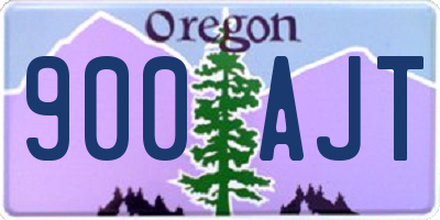 OR license plate 900AJT