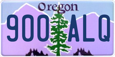 OR license plate 900ALQ