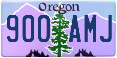 OR license plate 900AMJ