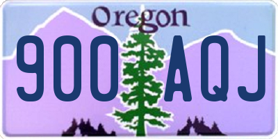 OR license plate 900AQJ