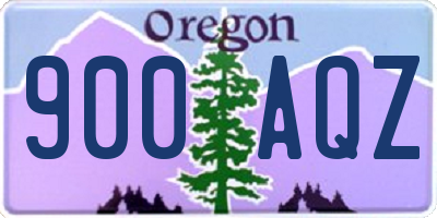 OR license plate 900AQZ