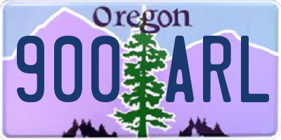 OR license plate 900ARL