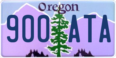 OR license plate 900ATA
