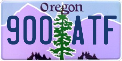 OR license plate 900ATF
