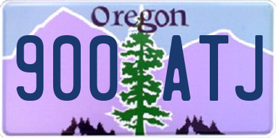 OR license plate 900ATJ