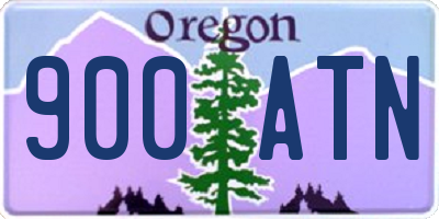 OR license plate 900ATN
