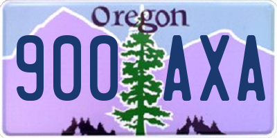 OR license plate 900AXA