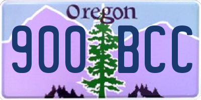 OR license plate 900BCC