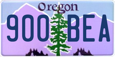 OR license plate 900BEA
