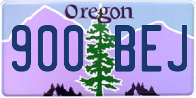 OR license plate 900BEJ