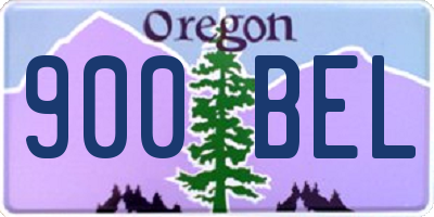 OR license plate 900BEL