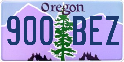 OR license plate 900BEZ