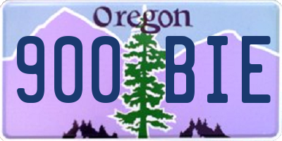 OR license plate 900BIE