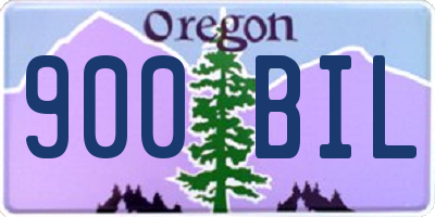 OR license plate 900BIL