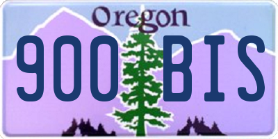 OR license plate 900BIS