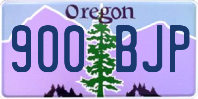 OR license plate 900BJP