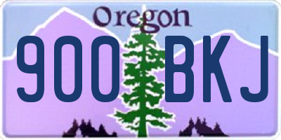 OR license plate 900BKJ
