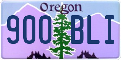 OR license plate 900BLI