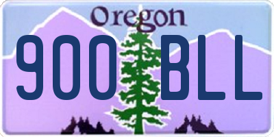 OR license plate 900BLL