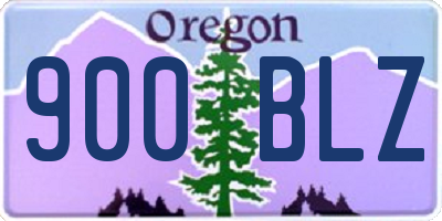 OR license plate 900BLZ