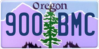 OR license plate 900BMC