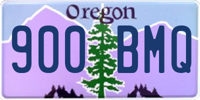 OR license plate 900BMQ