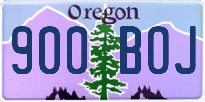 OR license plate 900BOJ