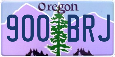 OR license plate 900BRJ