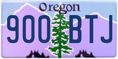 OR license plate 900BTJ