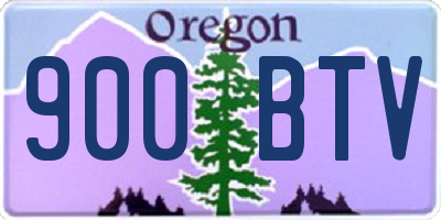 OR license plate 900BTV