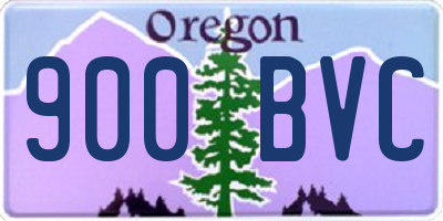 OR license plate 900BVC
