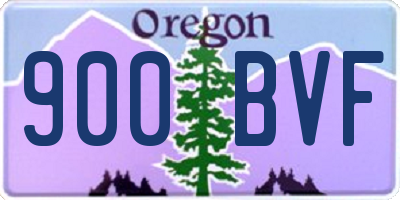 OR license plate 900BVF
