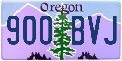 OR license plate 900BVJ
