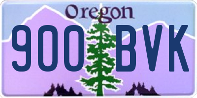 OR license plate 900BVK