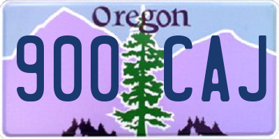 OR license plate 900CAJ