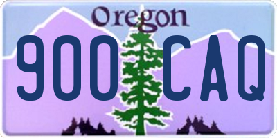 OR license plate 900CAQ