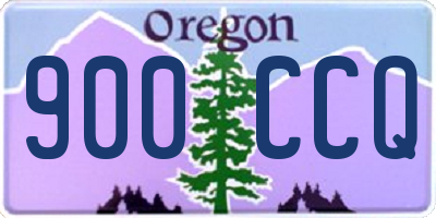 OR license plate 900CCQ