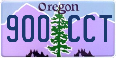 OR license plate 900CCT
