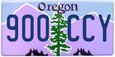 OR license plate 900CCY