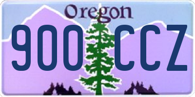 OR license plate 900CCZ
