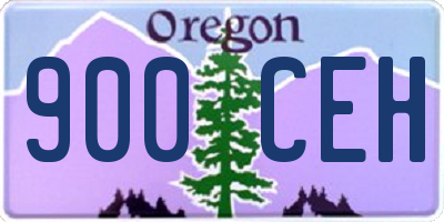 OR license plate 900CEH