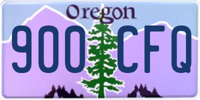 OR license plate 900CFQ