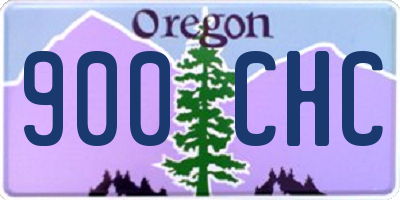 OR license plate 900CHC