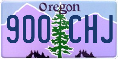 OR license plate 900CHJ