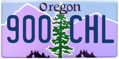 OR license plate 900CHL