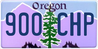 OR license plate 900CHP
