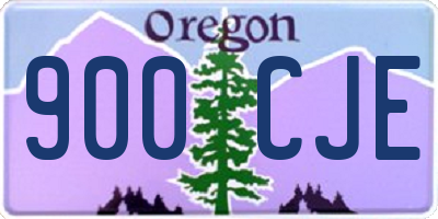 OR license plate 900CJE
