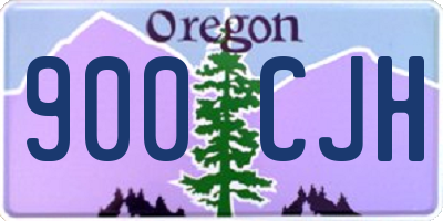 OR license plate 900CJH